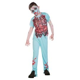 Party Costume - Child Zombie Surgeon Halloween Costume - 12-14 Years - PC-9908357 - Toysuae.com