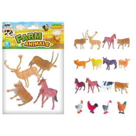 Power Joy - Safari Animals Collectable Toys - 6-Inch - Design May Vary - 4 Pcs -  ALGT-666A-8 - Toysuae.com