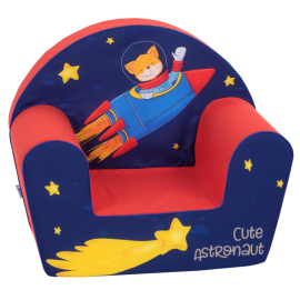 Delsit - Arm Chair - Cute Astronaut - Red -  DBT-DT8-2006 - Toysuae.com