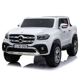 Gambol - Licensed Mercedes Benz X-Class 12V Ride On Car - White - M-X1211 - Toysuae.com