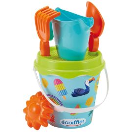 Ecoiffier - Garnished Holidays Beach Toy Bucket Set - 17 cm -  sim-7600000460 - Toysuae.com