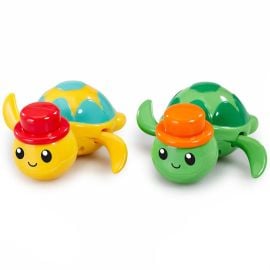 Addo – Little Lot Bath Time Wind Up Turtle - 1 Pc Assorted - ALGT-312-17131-B - Toysuae.com