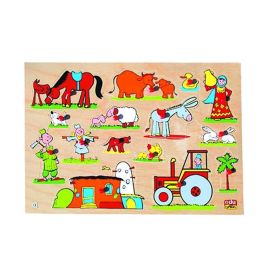 Edu Fun - Egyptian Farm Double Sided Play Board Puzzle