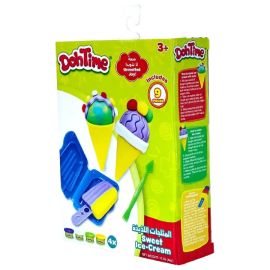 DohTime - Mini Sweet Ice Cream Play Dough Set -  ALGT-6818-3 - Toysuae.com