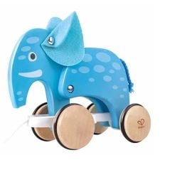 Hape - Elephant Pull Along Toy -  E0916 - Toysuae.com