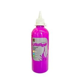 Edu Fun - Fluorescent Liquitemp Classroom Poster Paint 500ml - Purple
