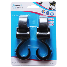 B-Safe - Stroller Hook Black - 2 pcs