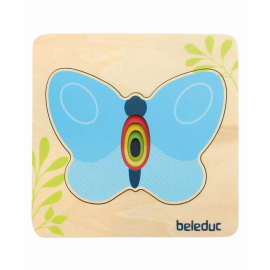 Beleduc - Layer Puzzle - Butterfly
