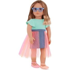 Our Generation - Lisa Doll With Denim And Tulle Skirt Outfit - 18 Inch -  RTT-BD31491Z - Toysuae.com