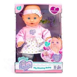 Baby Habibi - Active My Kissing Baby Doll 14inch -  TT-BH-697924 - Toysuae.com