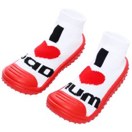Cool Grip - Baby Shoe Socks I Love Dad & Mom - Size 22 -  CG0069 - Toysuae.com