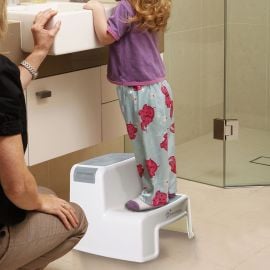 Dreambaby - 2-Up kids kitchen step stool  - Grey