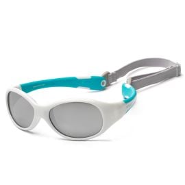 Koolsun - Flex - kids sunglasses - White Aqua - KS-FLWA003 - Toysuae.com