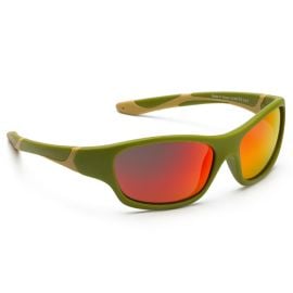 Koolsun - Sport - kids sunglasses - Army Green Taos Taupe - KS-SPOLBR003 - Toysuae.com