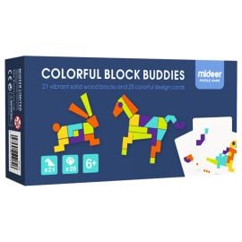 MiDeer - Colourful Block Buddies Game -  MD1082 - Toysuae.com