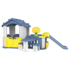 Gambol - Big Happy Playhouse with 3 Play Activities - Blue -  GB-CHD-808 BLUE - Toysuae.com