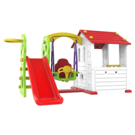 Gambol - Sun N Shine Playhouse with Swing and Slide -  GB-CHD-532 - Toysuae.com