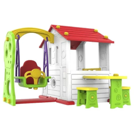 Gambol - Sun N Shine Playhouse with Swing, Picnic Table & Chairs -  GB-CHD-531 - Toysuae.com
