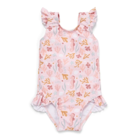 Little Dutch - Swimsuit Ruffles - Ocean Dreams Pink 1-2 Years -  SPK-CL24048142 - Toysuae.com