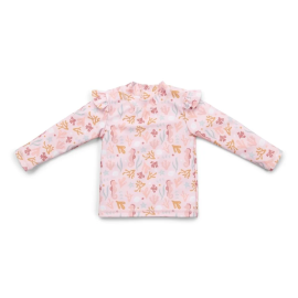 Little Dutch - Swim Tshirt Long Sleeves Ruffles - Ocean Dreams Pink 6-12 Months -  SPK-CL24048173 - Toysuae.com