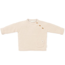 Little Dutch - Soft Knit Cotton Sweater - Sand 6-9 Months -  SPK-CL24222023 - Toysuae.com