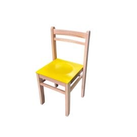 Edu Fun - Durable Classic S Chair - 31cm  - Yellow -  RTS-43142Yellow - Toysuae.com