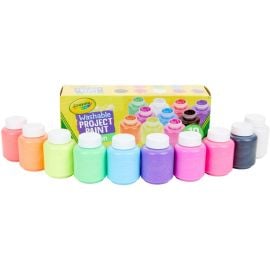 Crayola - 10 Neon Washable Kids Paint Color -  CY54-2390 - Toysuae.com