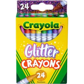 Crayola - 24 Glitter Crayons