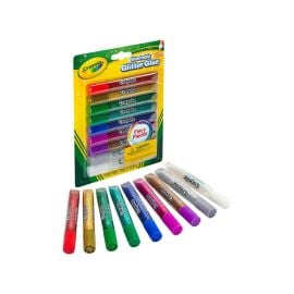 Crayola - 9 Bold Washable Glitter Glue -  CY69-3527 - Toysuae.com