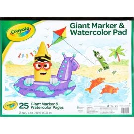 Crayola - Giant Marker And Watercolor Pad