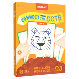 Mideer - Connect the Dots Wipe Clean Workbook -  CT2152 - Toysuae.com