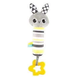 Moon - Good Night Soft Rattle Plush Toy And Teether - Bunny - MNNSTMT16 - Toysuae.com
