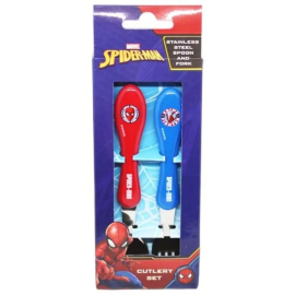 Spider Man - Classic Stainless Steel Cutlery - 2 Pcs set