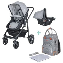 Moon - Tres 3-in-1 Travel System & NUTRA Diaper Backpack - B-MNBP38 - Toysuae.com
