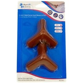 B-Safe - 3 Sided Bump Guard - Brown - 4 Pcs -  BS2365 - Toysuae.com