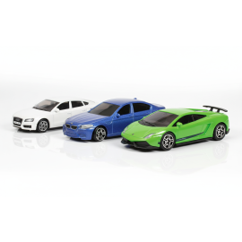 D-Power - 1:64 Audi A5, BMW M5, Lamborghini LP570-4 Diecast Mini Car Pack of 3 - DP344050S-3G(I) - Toysuae.com