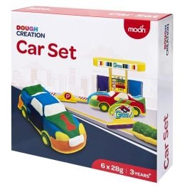 Moon - Dough Creation Car Set 6 Pieces - MNNHTMT42 - Toysuae.com
