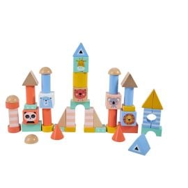 Eurekakids - Wooden Wild Animals Blocks -  R0508A - Toysuae.com