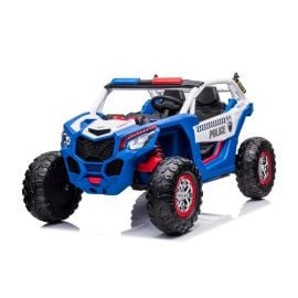 Gambol -  Police UTV 2 Seater Ride on - Blue -  GBPL2200 - Toysuae.com