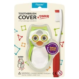 Flipper - Owl Earthy Toothbrush Holder With Timer -  F22801-04 - Toysuae.com