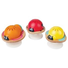 Hape - Stay Put Animal Rattles With Suction Cup 3pcs -  E0110 - Toysuae.com
