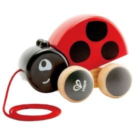 Hape - Ladybug Pull Along - Red -  E0362 - Toysuae.com