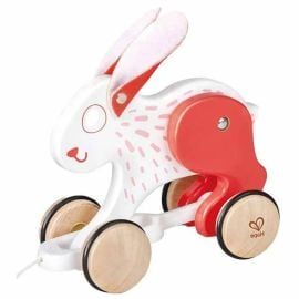 Hape - Bunny Pull Along Toy -  E0918 - Toysuae.com
