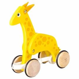 Hape - Giraffe Pull Along Toy -  E0920 - Toysuae.com