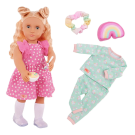 Our Generation - Gillian Doll With Pyjama Outfit - 18 Inch -  RTT-BD31562Z - Toysuae.com