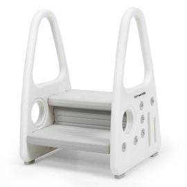 Eazy Kids - 2 Step Stool - Grey -  SAM-EZ_2SST_GY - Toysuae.com
