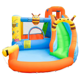 Gambol - Bee Inflatable Megabouncer Trampoline With Slide