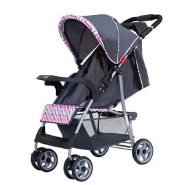Moon - Trek One Hand Fold Travel Stroller - Pink -  MNBGSPK02 - Toysuae.com