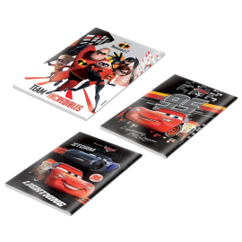 Disney - Cars Incredible 2 Notebook 100 Sheets Pack of 3 -  EFKM180328 - Toysuae.com