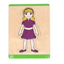Edu Fun - Girl Layered Puzzle